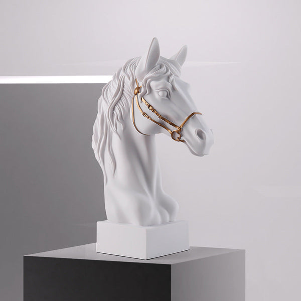 Nordic Style Creative Art Horse Sculpture - Moon Store