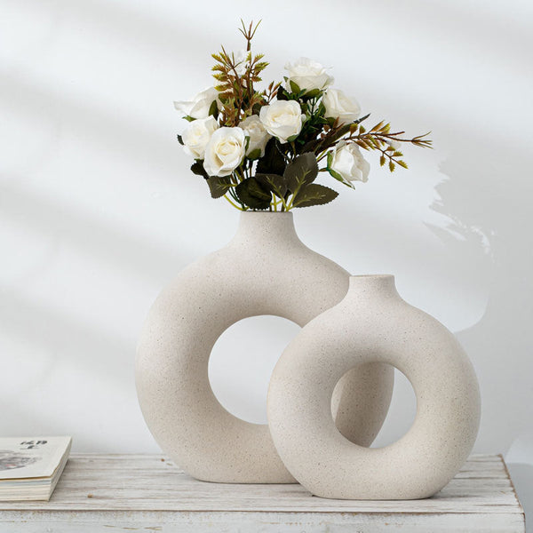 Biscuit Vase for Flower - Moon Store